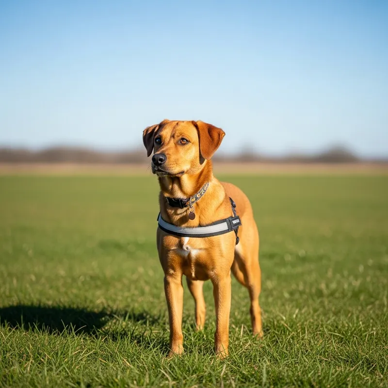 Adorable Golden Brown Dog in Field Adorable Golden Brown Dog in Field