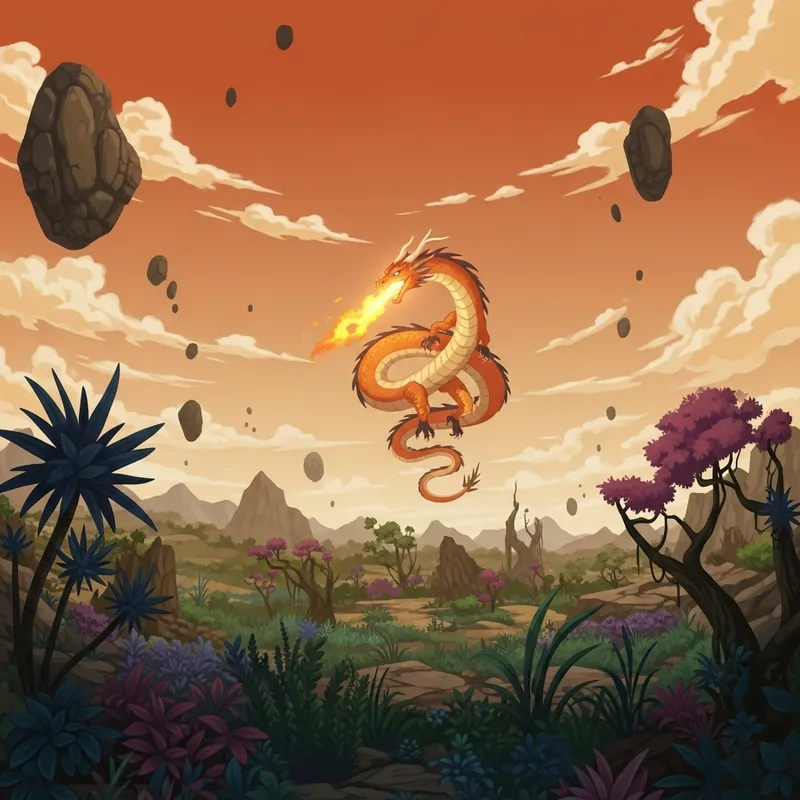 Dragon Ball-Inspired Background