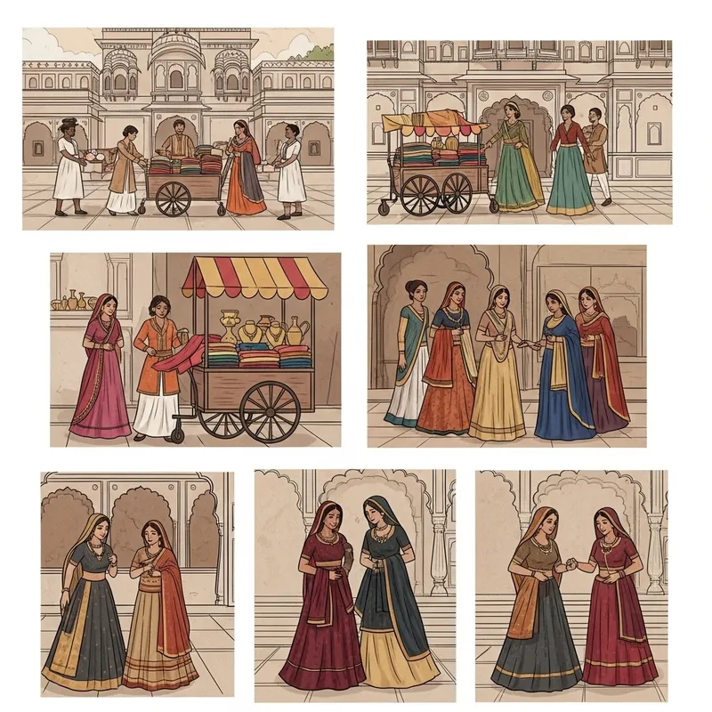 Embracing Rajput Royalty: The Graceful Tradition of Women's Shopping