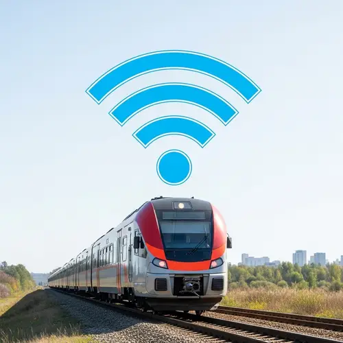 Modern Electric Train with WiFi Connection | Technology Progress
