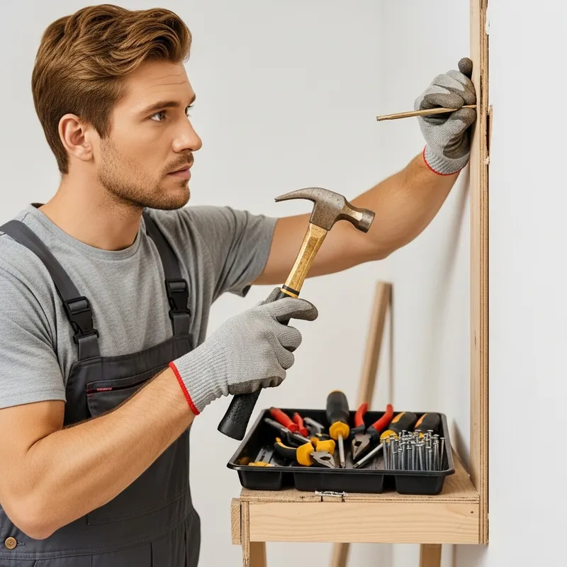 Skilled Craftsman with Golden Hands for Professional Wall Repair