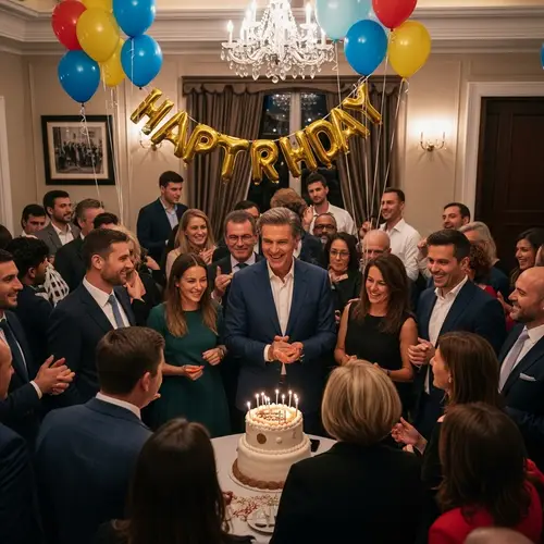 Celebrating Donald Trump's Birthday with Diverse Guests