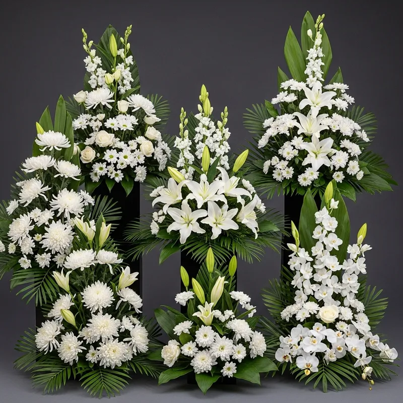 Elegant White Floral Arrangements Elegant White Floral Arrangements