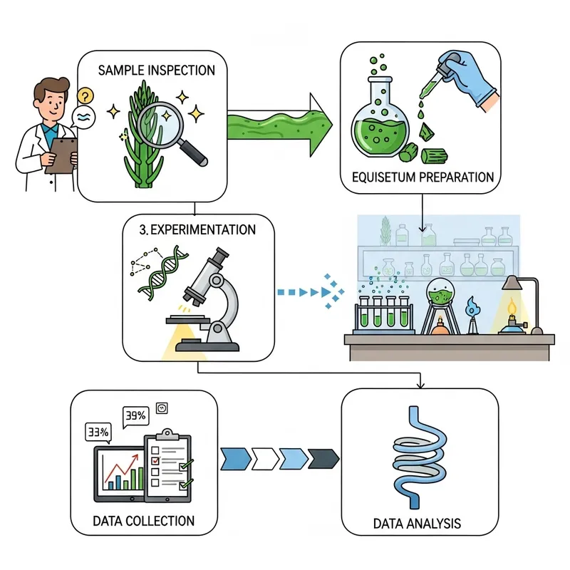 Animated Equisetum Laboratory Flowchart