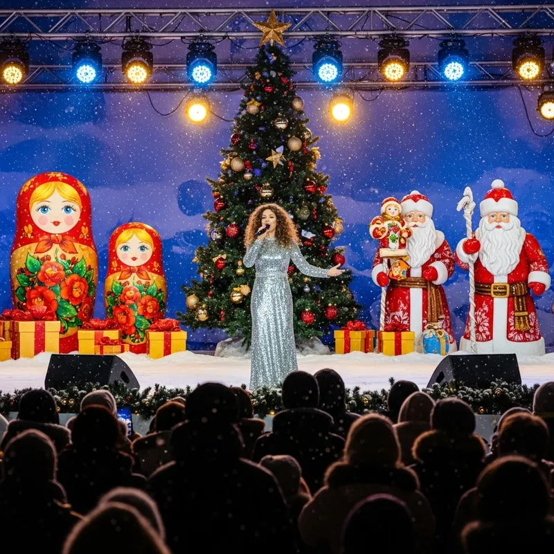 Popular Russian Singer New Year Celebration Popular Russian Singer New Year Celebration