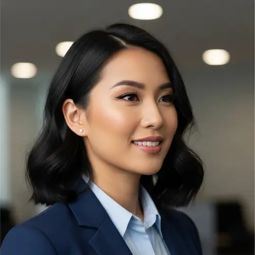 Professional Asian Woman Profile Picture