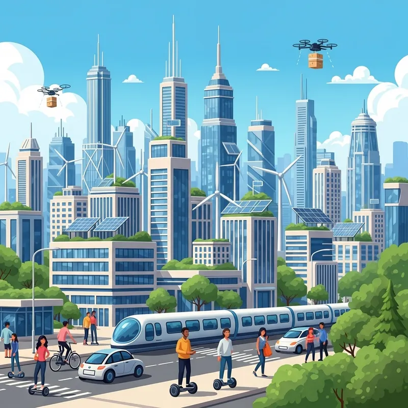 Sustainable Solutions and Futuristic Technology Integration