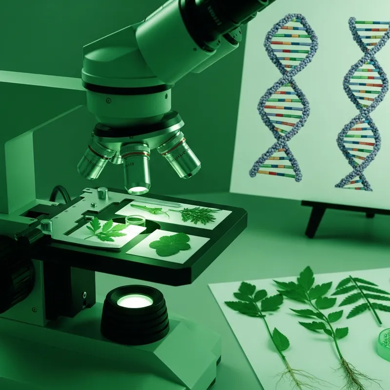 Intricate Green Theme DNA Modification on Plants