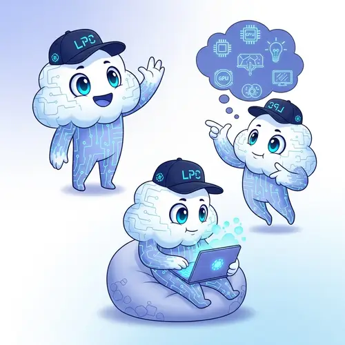 Lucid PC Club Mascot - Versatile Poses