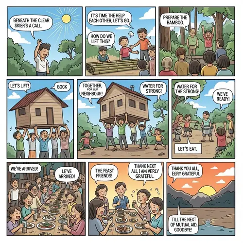 Bayanihan Cartoon Comic: Heartwarming Forest Story