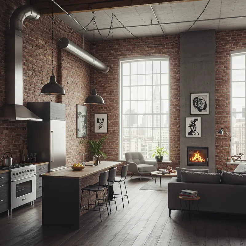 Contemporary Loft Interior Design Inspiration