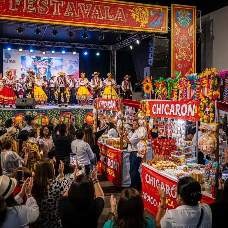 Lively Ajian Dancers at Chicaron Festival