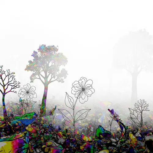 Profound Abstract Depiction of Environmental Pollution