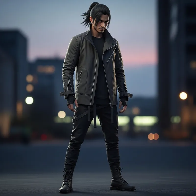 Itachi in Modern Street Style Jacket - Ninja Reimagined
