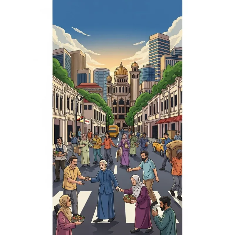 Brunei Cityscape: Community in Action