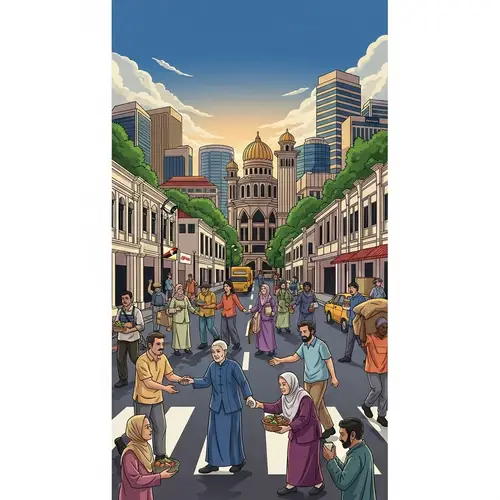 Brunei Cityscape: Community in Action