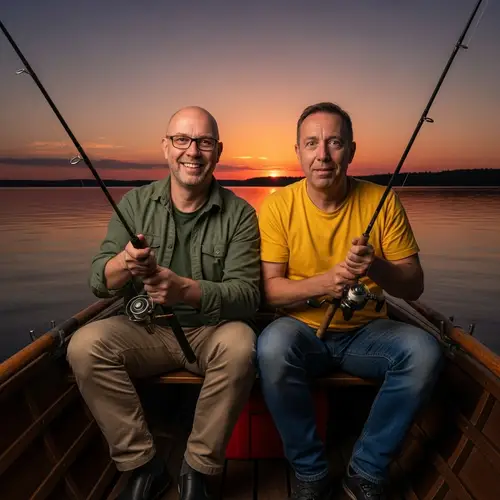 Tranquil Fishing Trip with Jesse Pinkman and Walter White