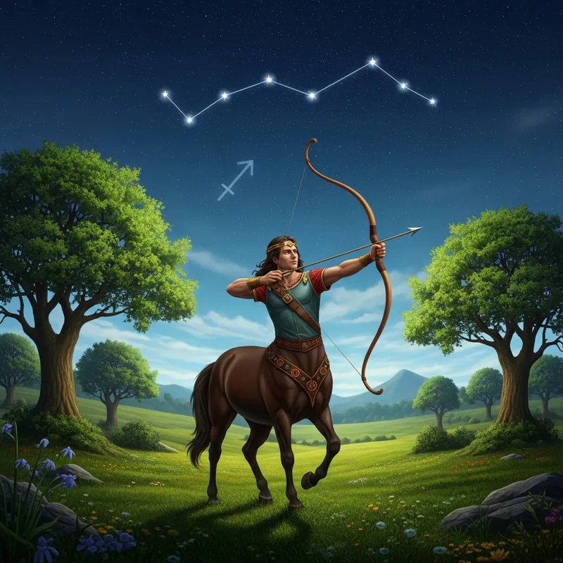 Sagittarius Zodiac Sign - Constellation and Centaur