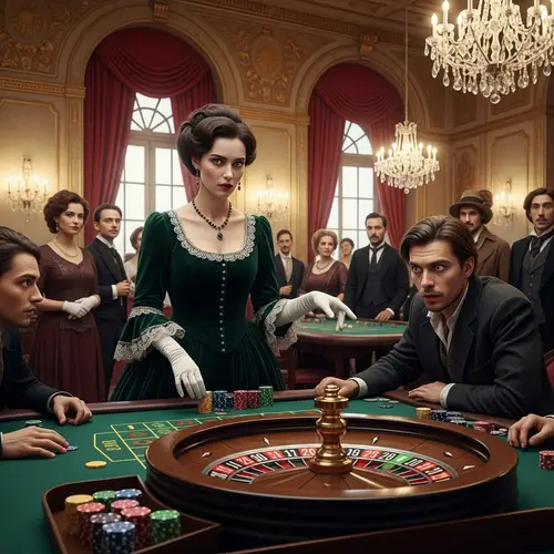 Classic Scene from 'The Gambler' Novel by Fyodor Dostoevsky