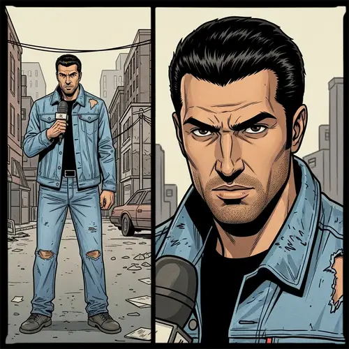 Strong-Willed Middle-Eastern News Reporter in Post-Apocalyptic Urban Dystopia