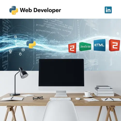Professional Web Developer Banner for LinkedIn