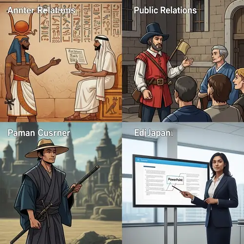 Public Relations Across History: Egyptian, European, Japanese & Modern Examples