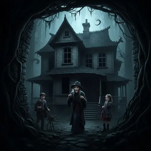 Haunted House Mystery: Freeing the Witch's Spirit with Detective Team