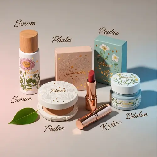 Elegant Nature-Inspired Cosmetic Collection