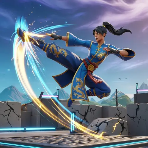 Chun Li Fortnite Skin - Martial Arts Demo
