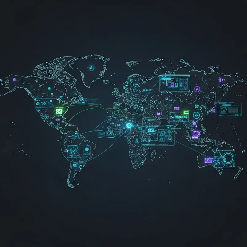 Minimalistic Global AI Trend