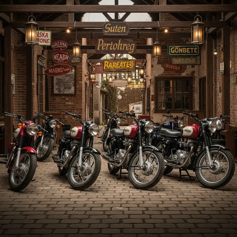 Vintage Motorcycles Retrospective | Classic Style Bikes