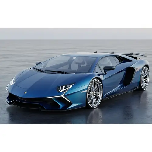 Futuristic 2034 Lamborghini: Speed & Luxury Statement