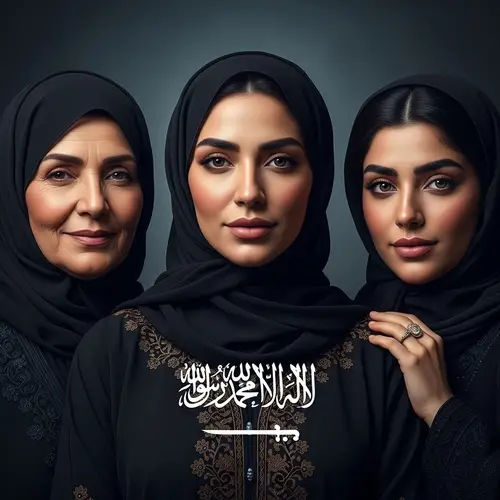 Timeless Beauty of Saudi Women: Full-Frame Portraits