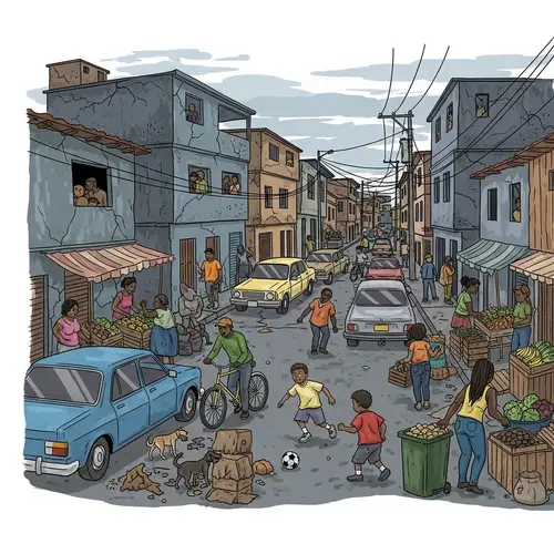 Poverty in Soledad, Atlántico, Colombia - Urban Scene