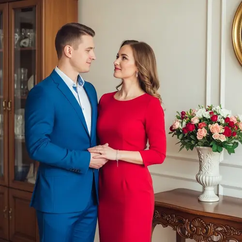 Captivating Love: Charming Couple in Elegance