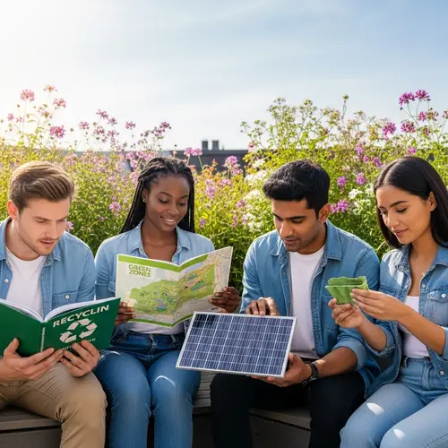 Friends Discovering Environmental Preservation Ideas