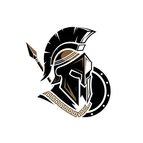 Powerful Spartan Logo Design