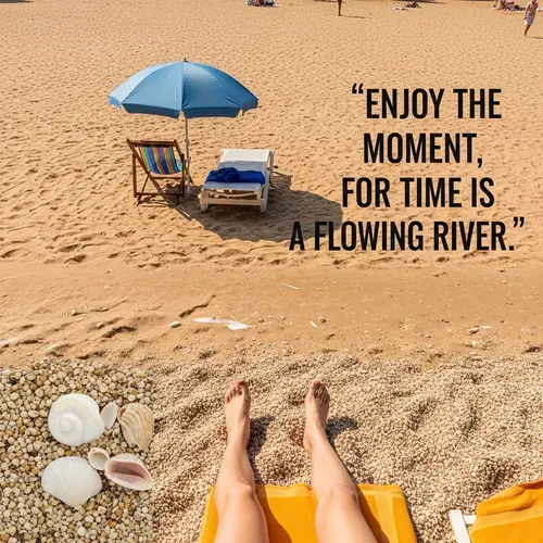 Sandy Beach Getaway with Ocean Waves and Leisurely Vibes