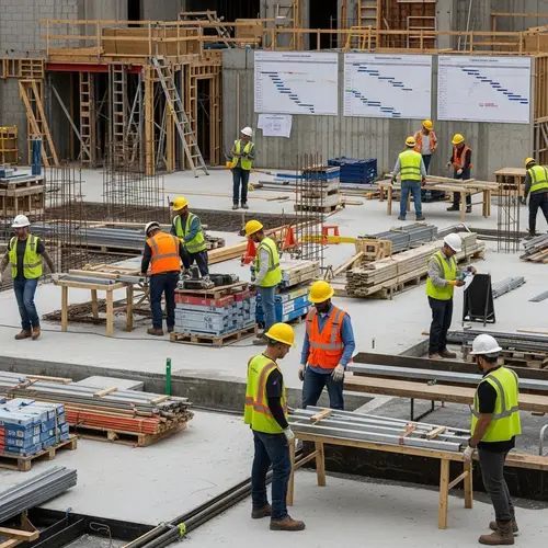 Efficient Lean Construction Site with Diverse Workers