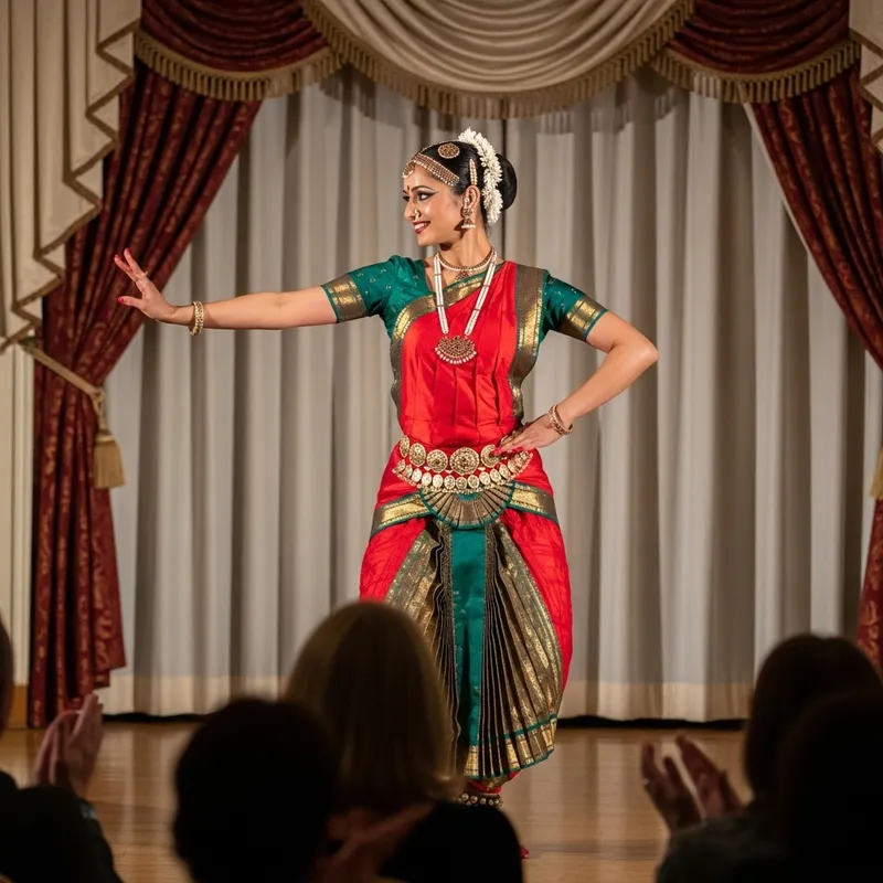 Karina - Graceful South Asian Dancer on Stage