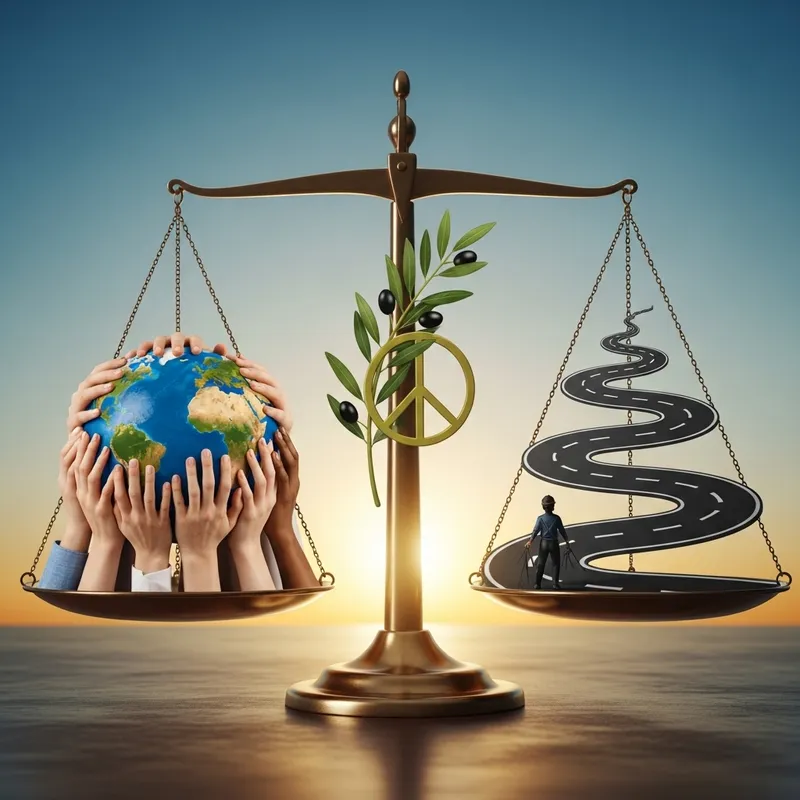 Democratic Symbolism: Global Unity and Hope