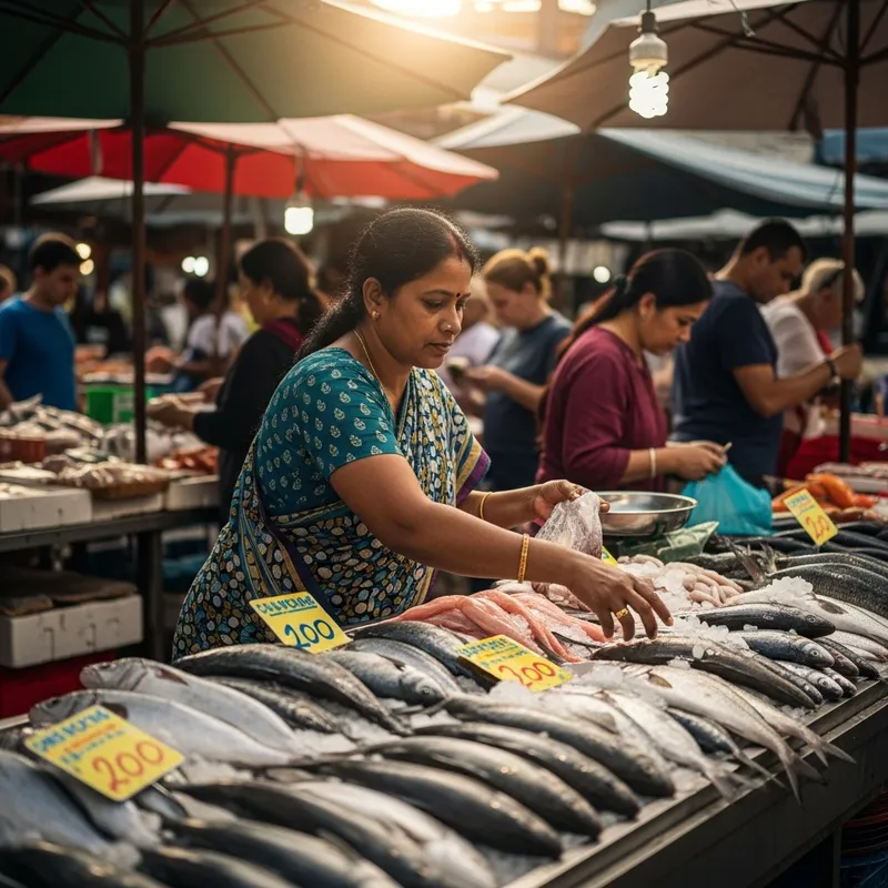 Ms. Nam's Fish Market Stall: Fresh Seafood and Market Vibe