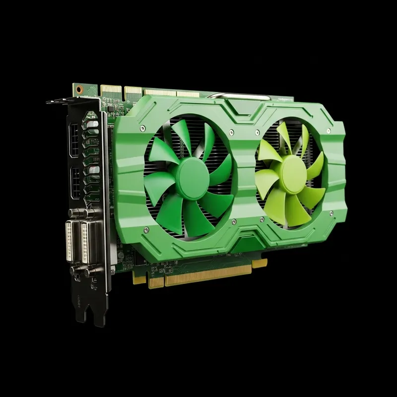 Green Graphics Video Card: Advanced Technology in Green Tones