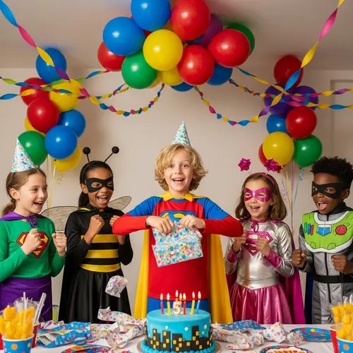 Superhero Birthday Party for a 5-Year-Old Boy