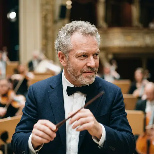 American Conductor Headshot - Strikingly Detailed