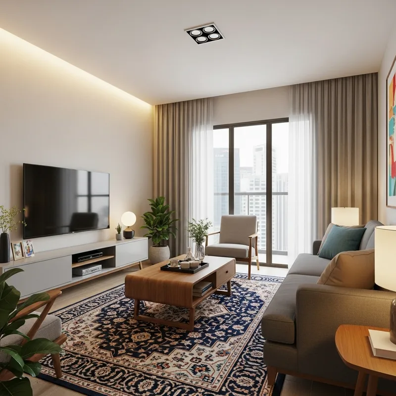 Stylish Singaporean Living Room Inspiration