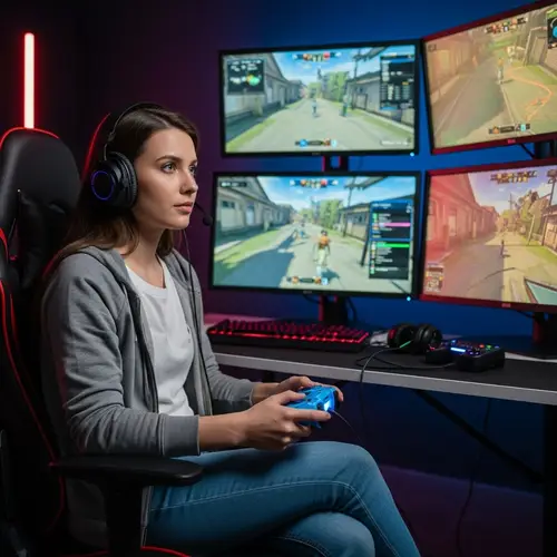 Thrilling Competitive E-Sports with a Skilled Gamer | Website Name