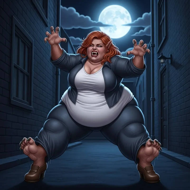 Eerie Werewolf Transformation: Torment & Full Moon Eerie Werewolf Transformation: Torment & Full Moon