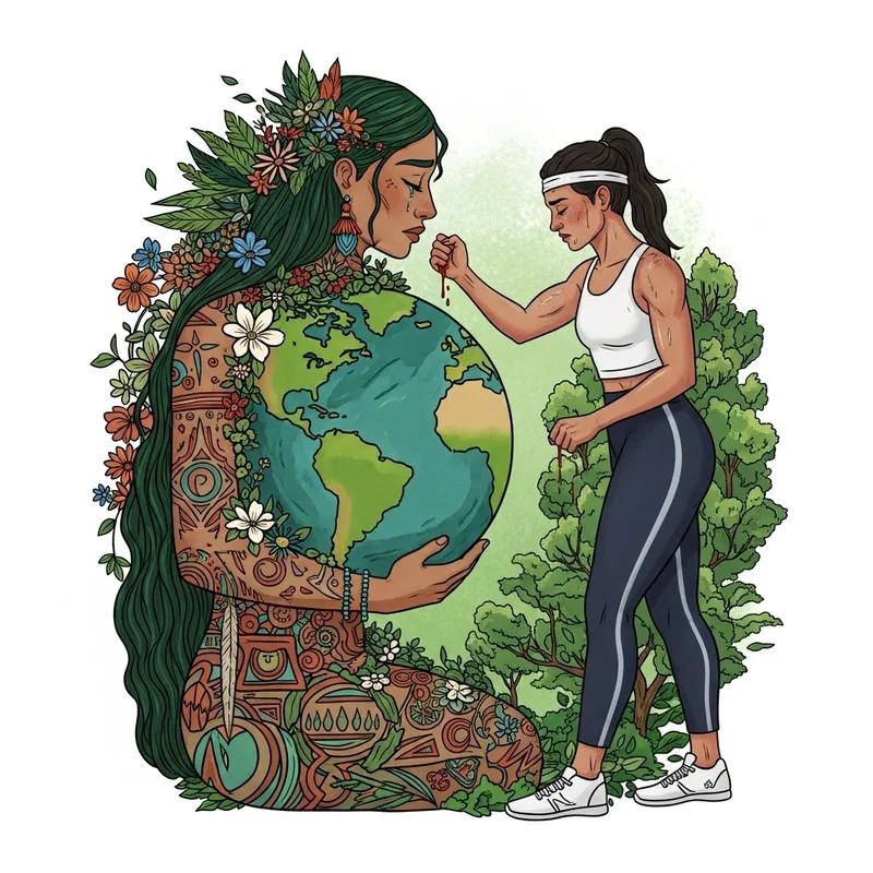 Papatūānuku and Kiri Danielle: Nature-Human Resilience Art