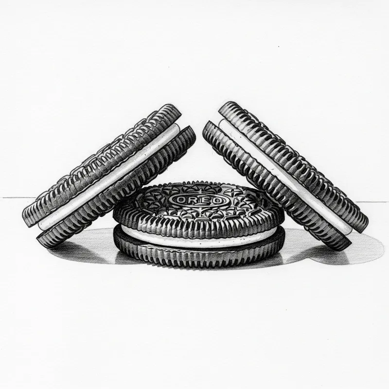 Oreo Cookie Sketch: Centerpiece Design